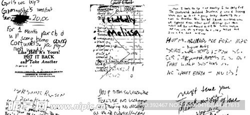 随意的文字ps笔刷下载