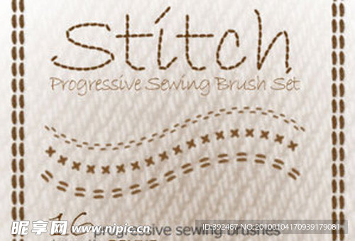 毛衣针脚ps笔刷下载