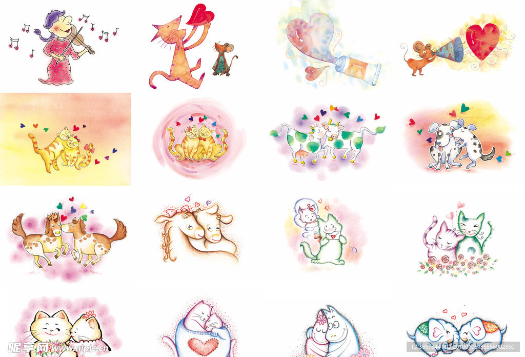 手绘浪漫情人节图片合辑（1）