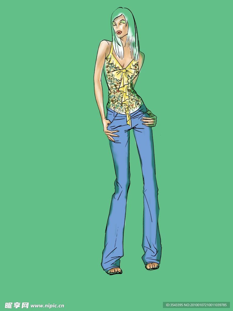 服装设计效果图