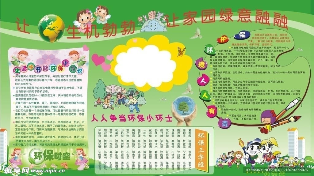 环保展板