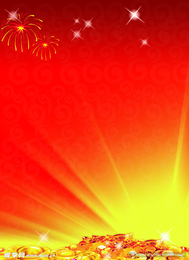 春节 新年 红色喜庆