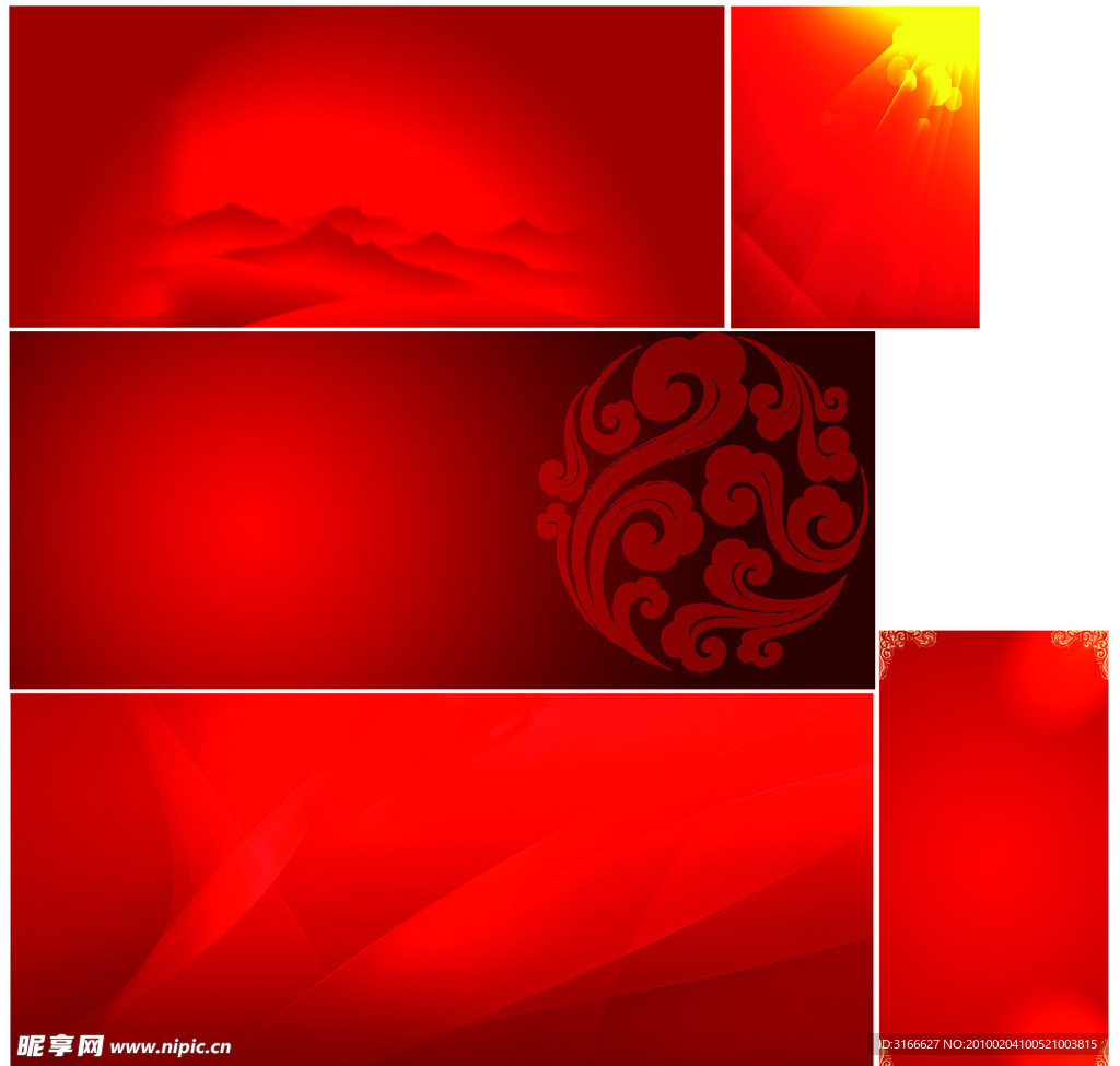 红色喜庆背景