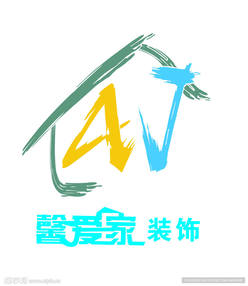 馨爱家装饰标志