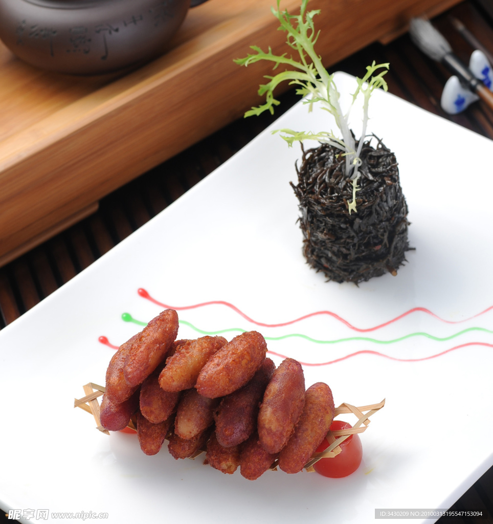 特色圆木红薯黑龙菜