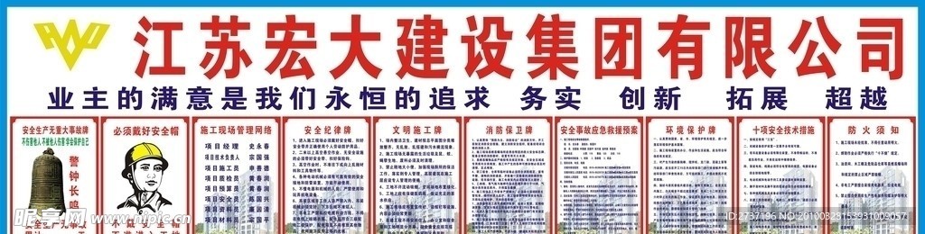 安全警示牌 工地