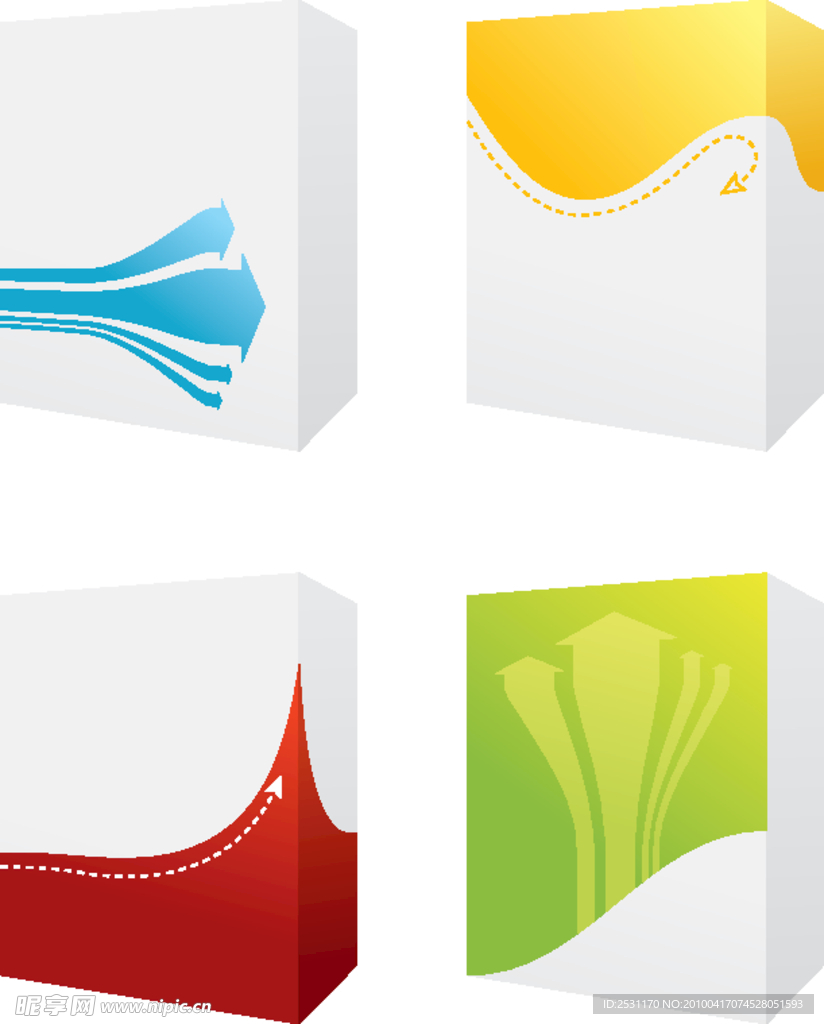 软件包装盒矢量素材