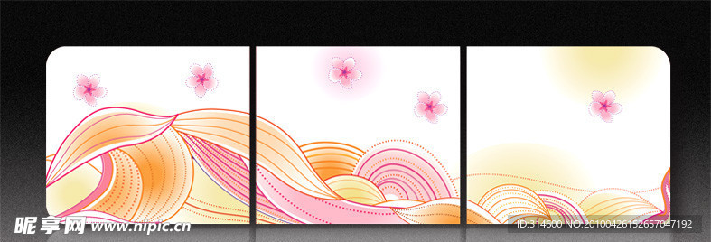 无框画设计（矢量可编辑）