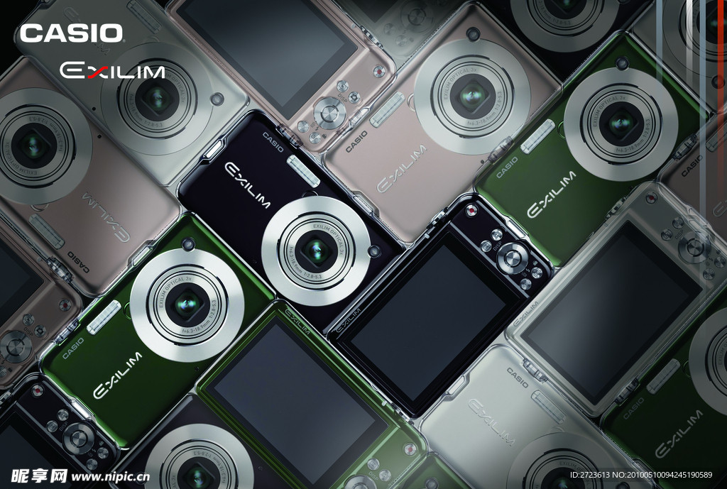 卡西欧数码相机海报