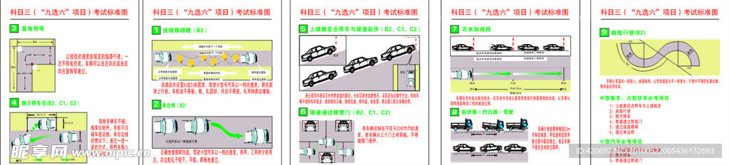 汽车广告制度 学车制度 展板设计