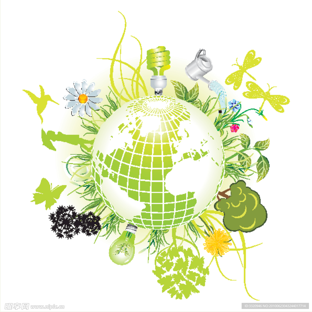 漂亮的环保主题图标