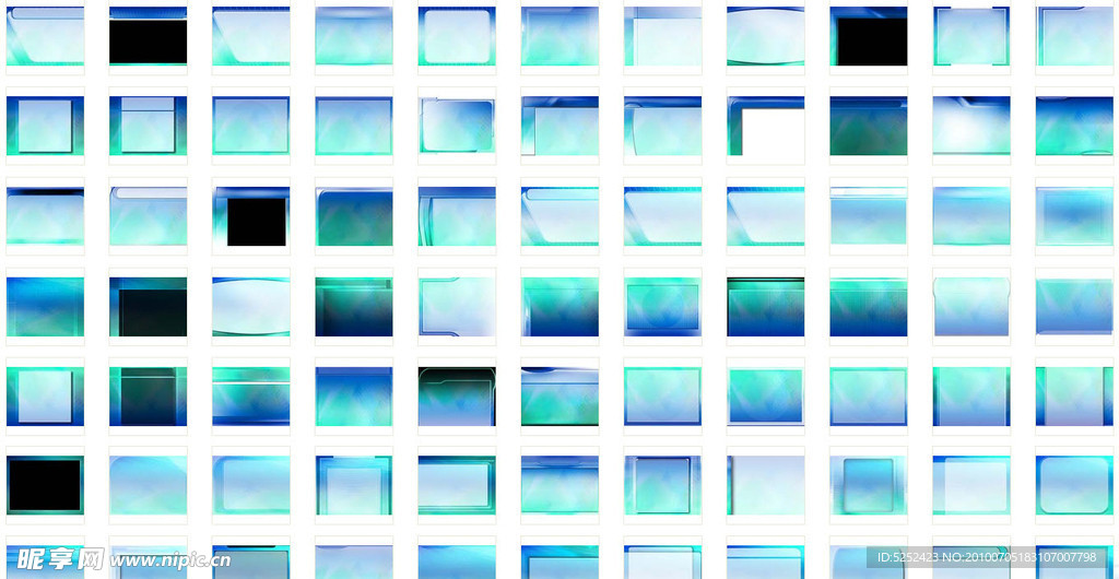 浅蓝色PPT背景图片素材