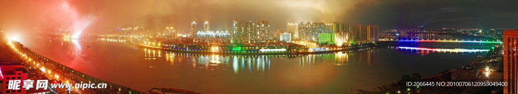 东莞石龙夜景全景