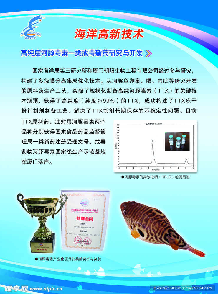 福建海洋渔业厅618展会展板