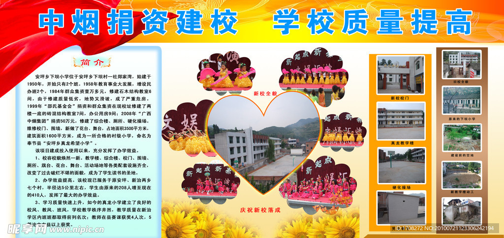 学校活动展板