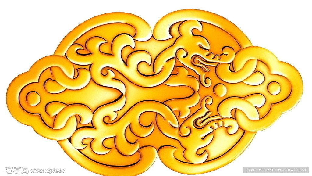 欧式金色花纹