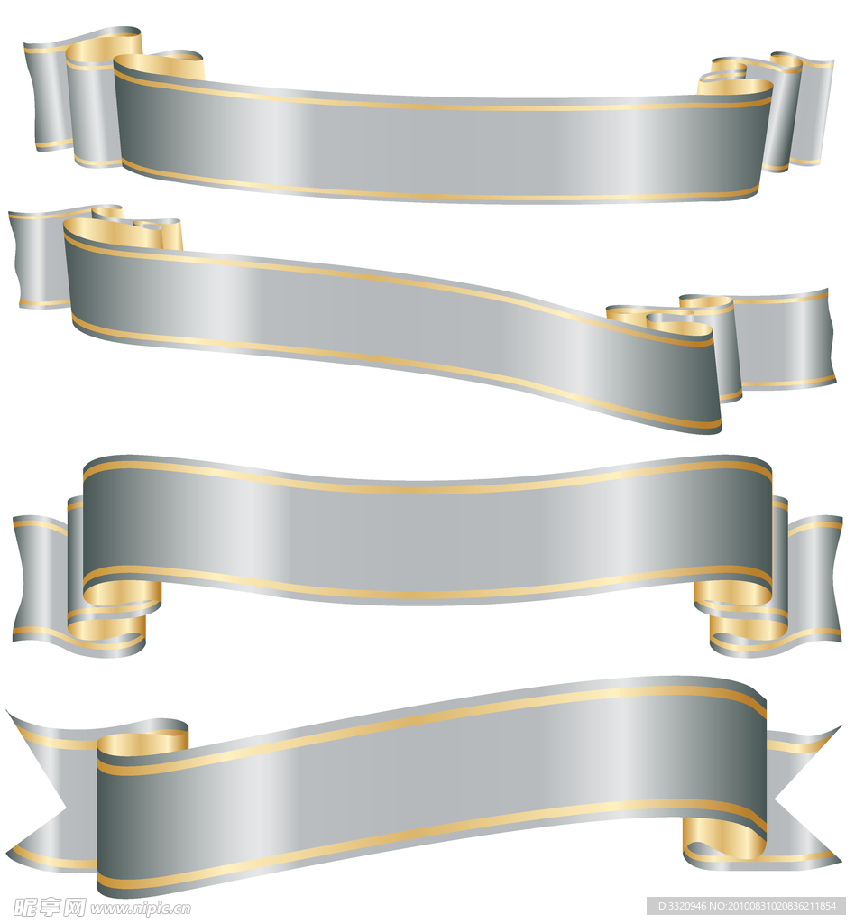 丝带矢量素材