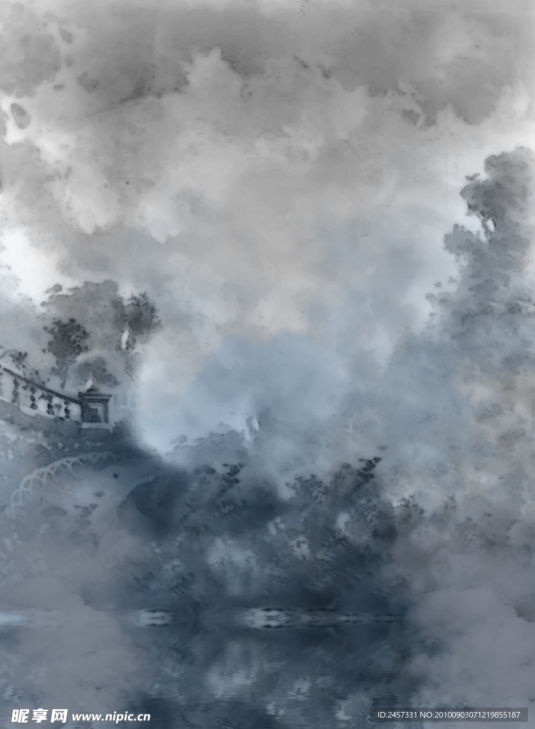 梦幻世界 影楼背景