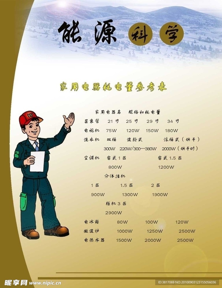 家电节能小常识