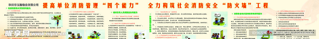 消防知识展板