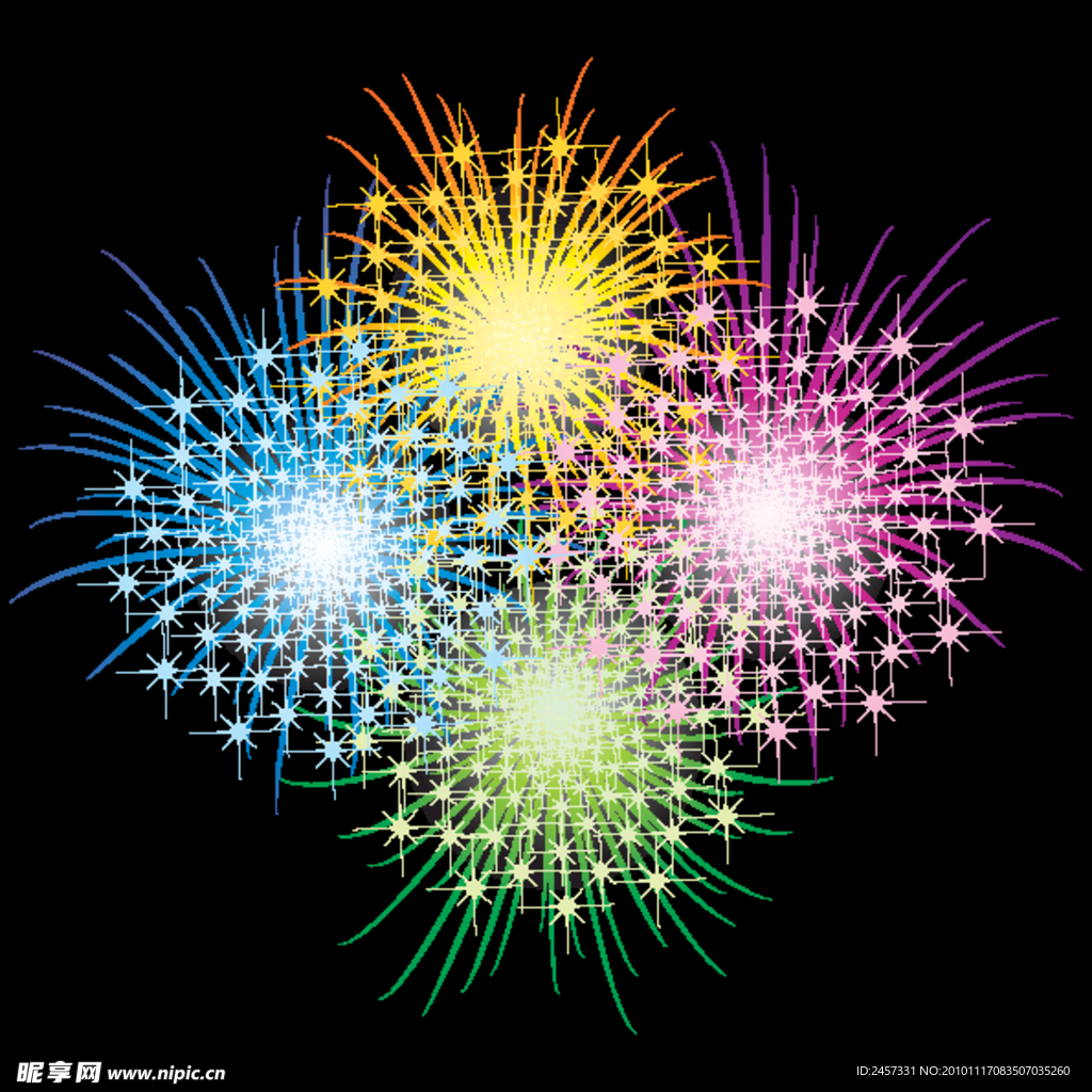 烟花 烟火 礼花 圣诞烟花 春节烟花