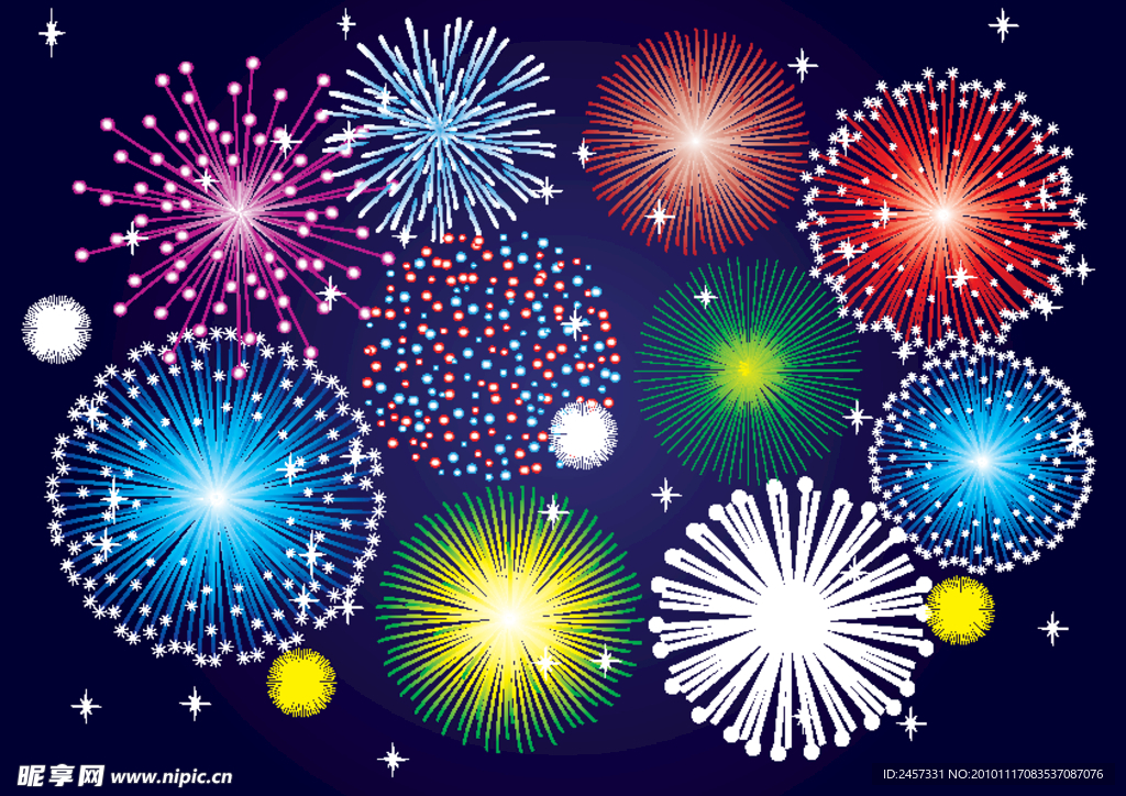 烟花 烟火 礼花 圣诞烟花 春节烟花