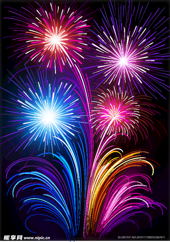 烟花 烟火 礼花 圣诞烟花 春节烟花