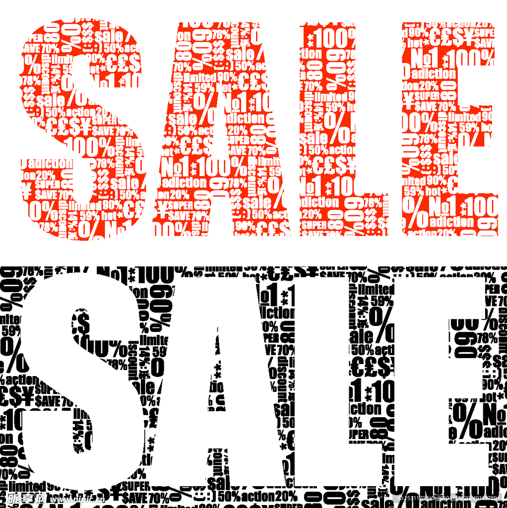 降价促销矢量素材