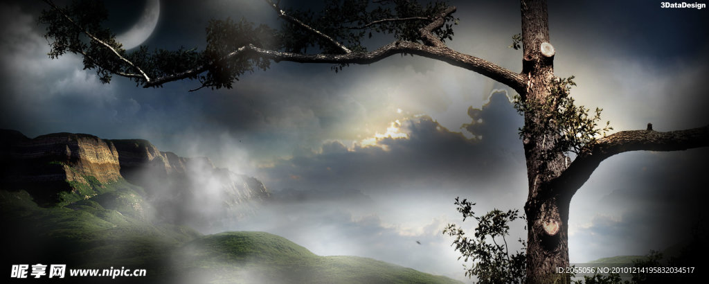 个性婚纱照背景