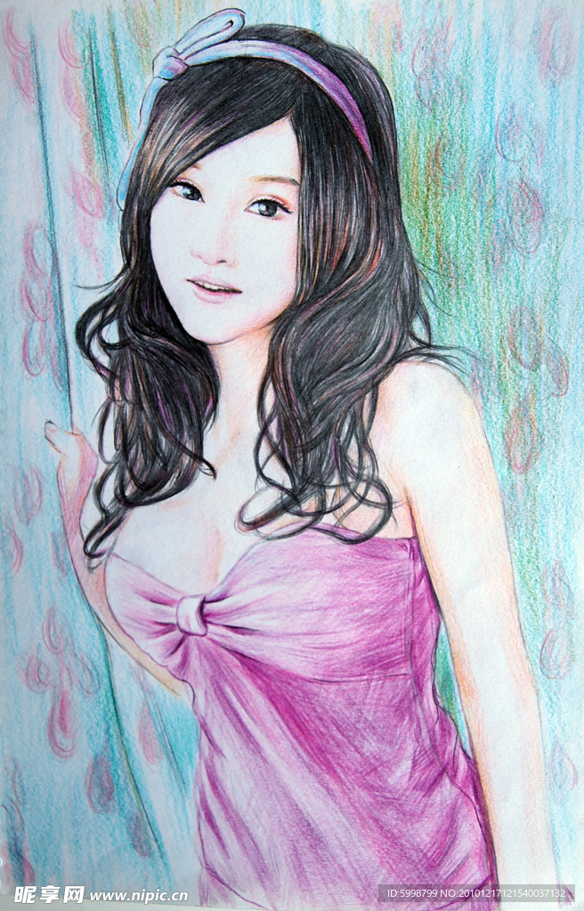 彩色铅笔绘画作品