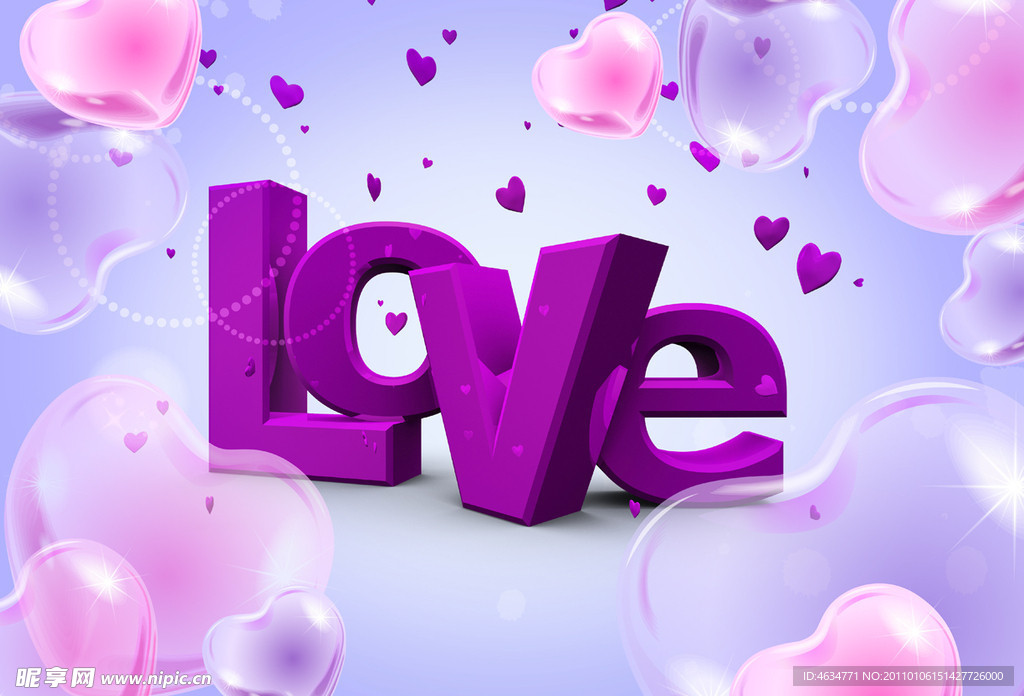 情人节 love（图层隐藏）