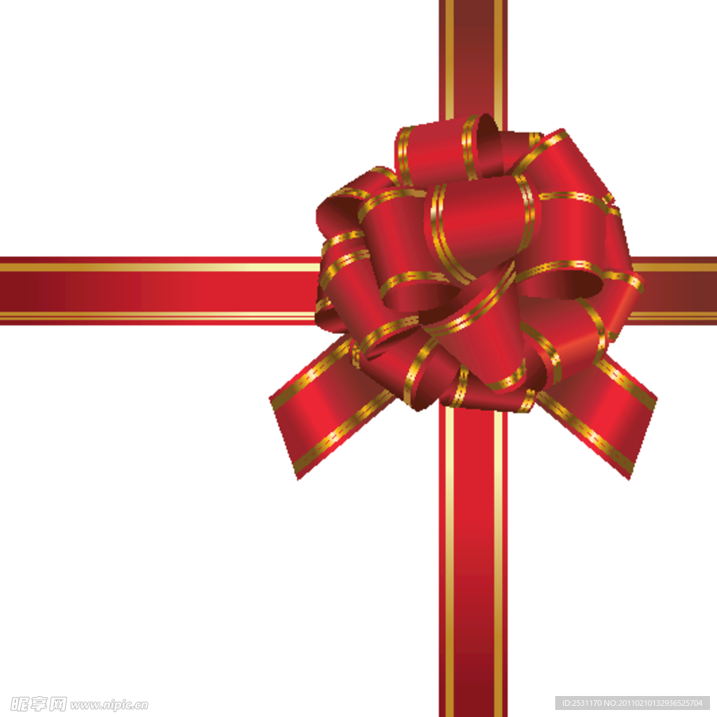 蝴蝶结丝带矢量素材