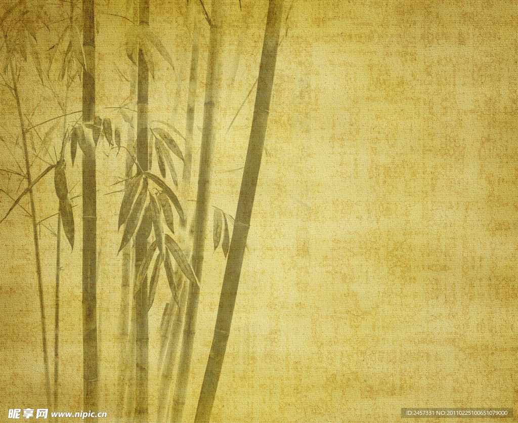 怀旧绿色竹子背景