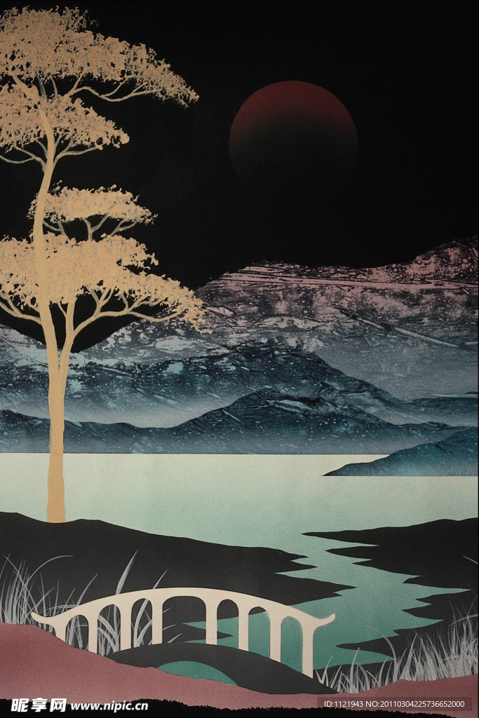 水彩风景画