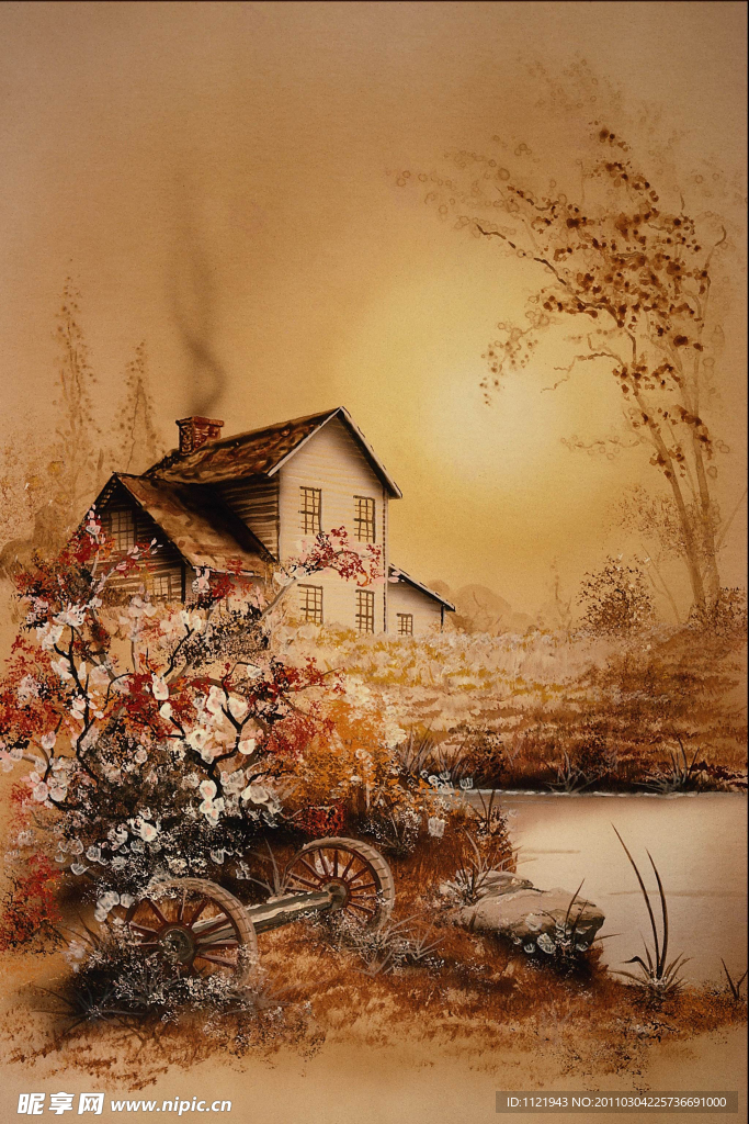 水彩风景画