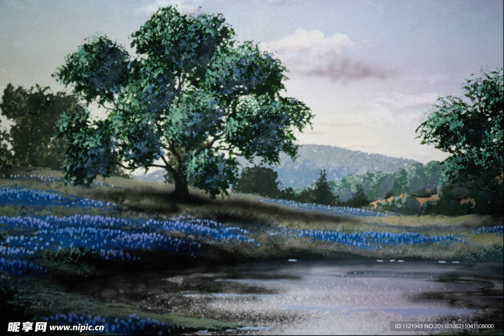 水彩风景画