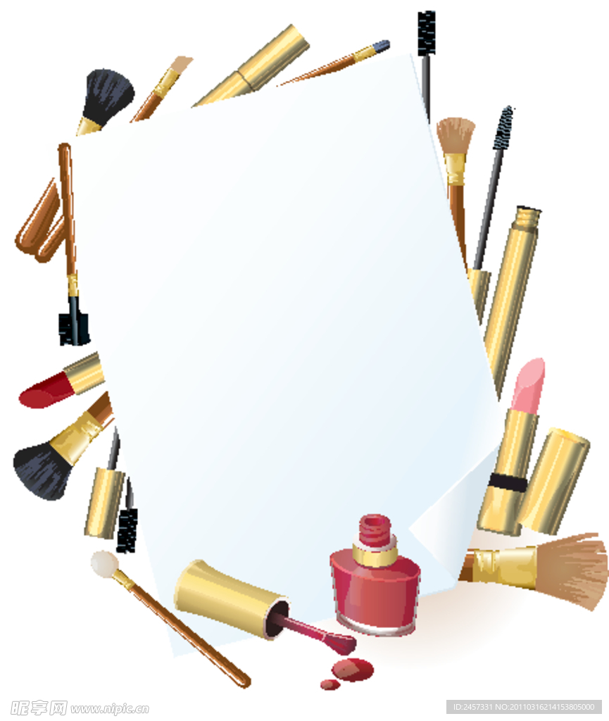 美容化妆品背景