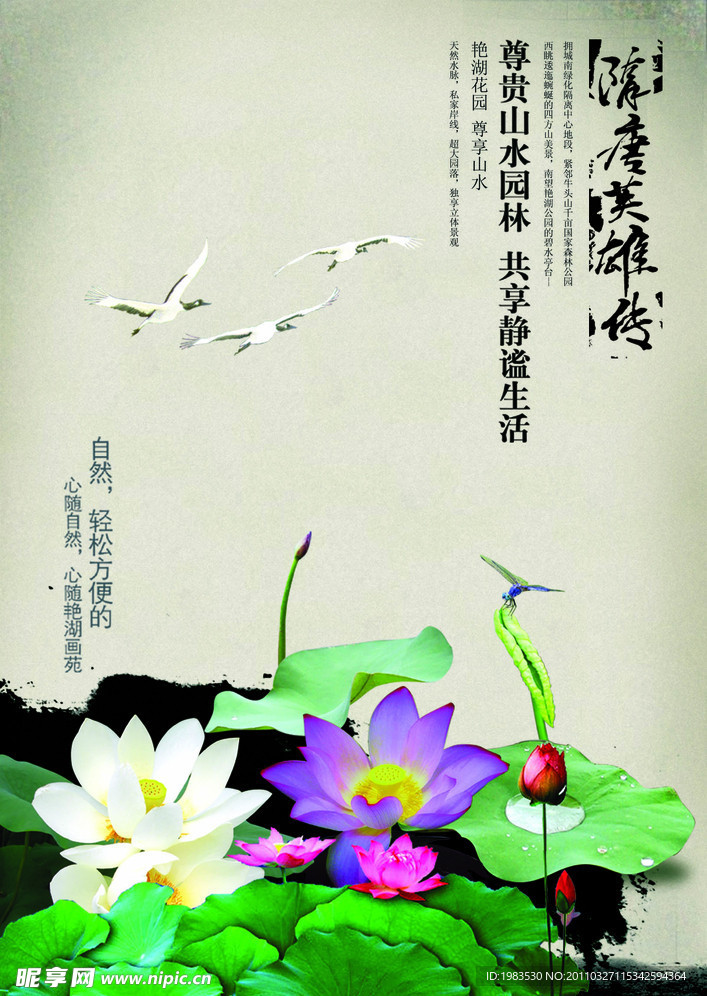 中国风展板