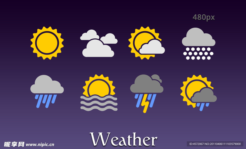 天气图标