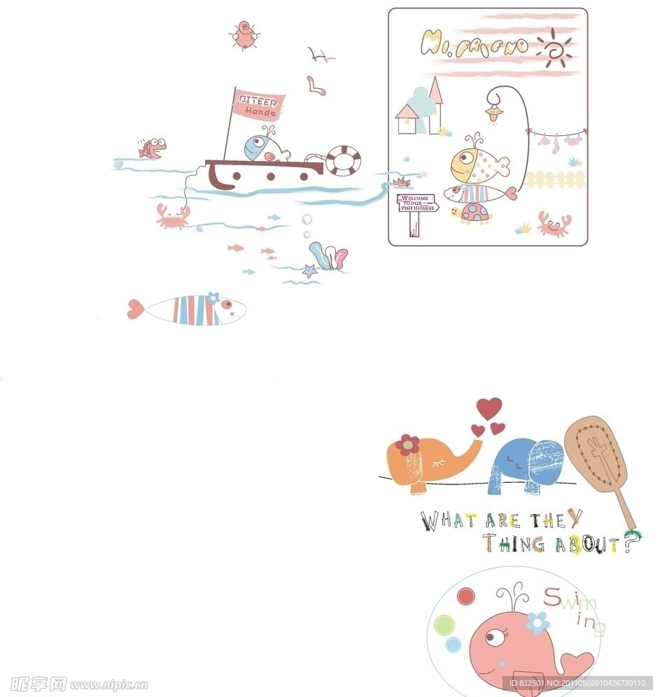 童装卡通印花图片