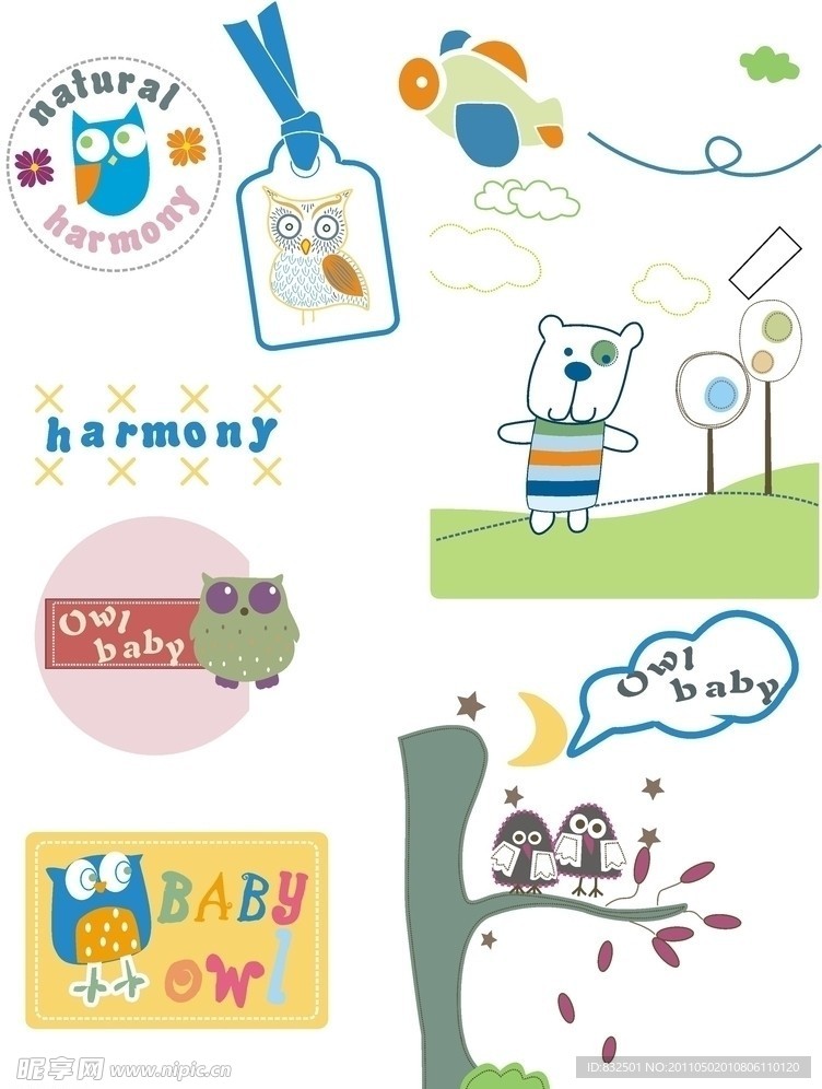 童装卡通印花图片