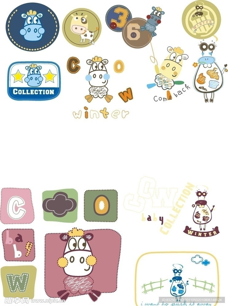 童装卡通印花图片