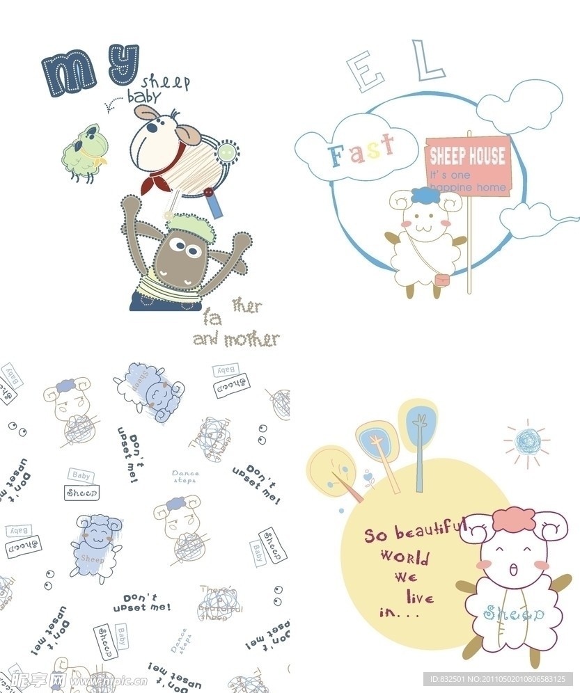 童装卡通印花图片