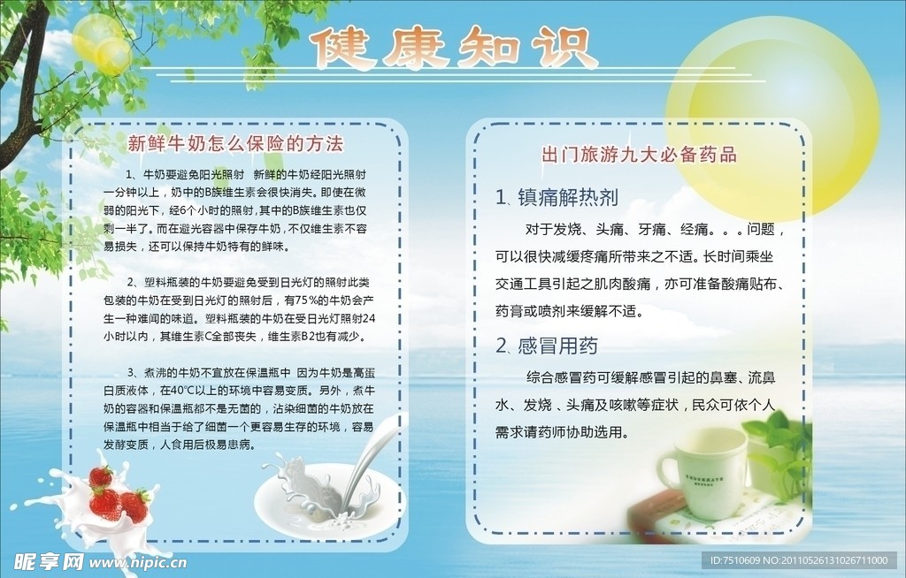健康知识展板