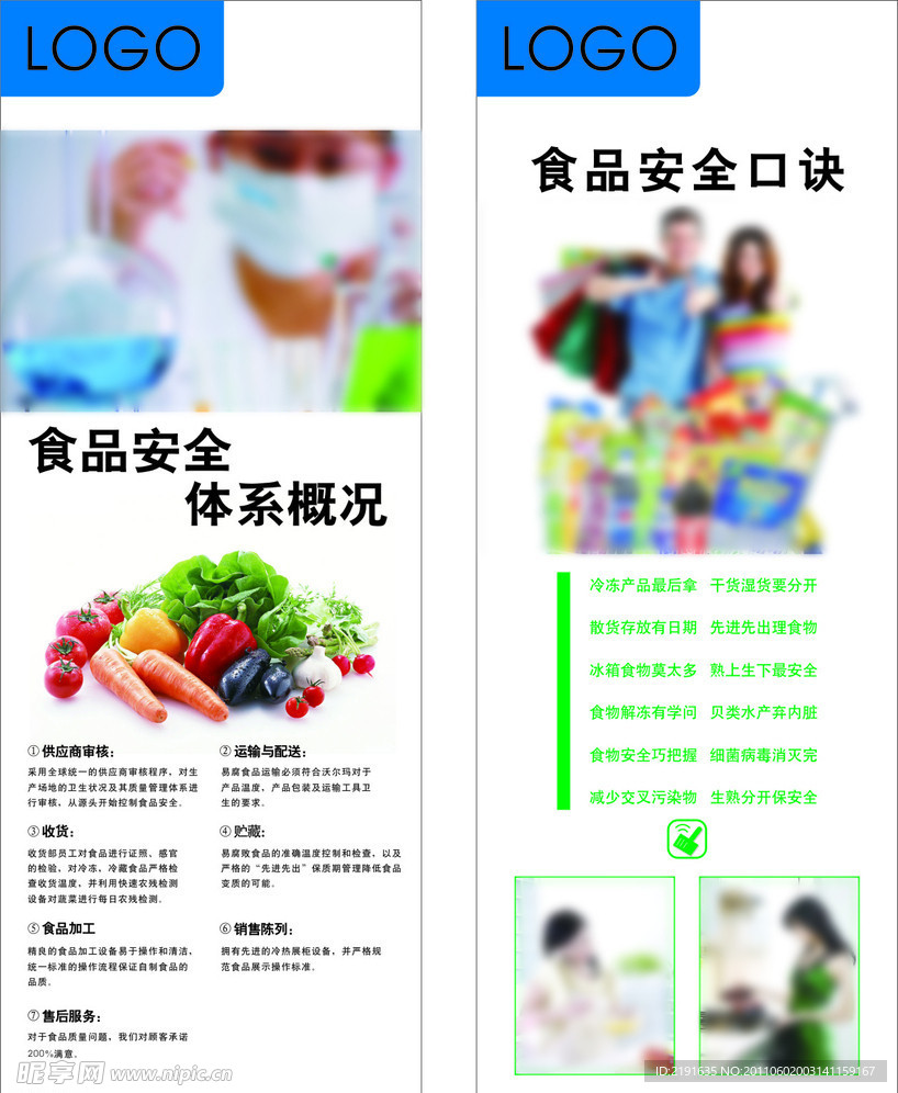 食品安全展架