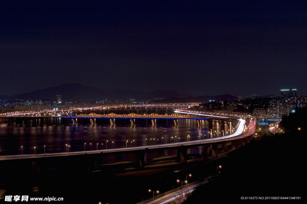 城市高清夜景