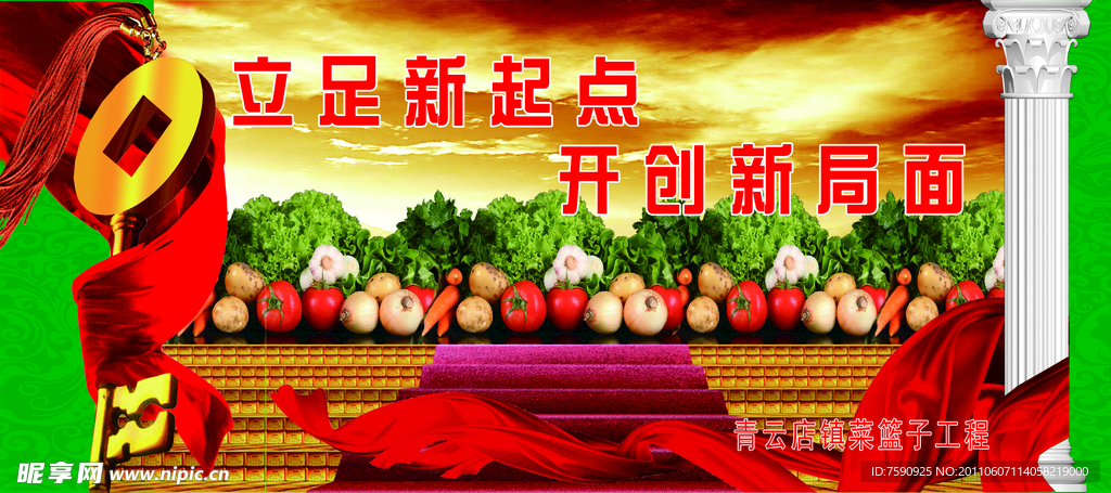 菜篮子工程展板