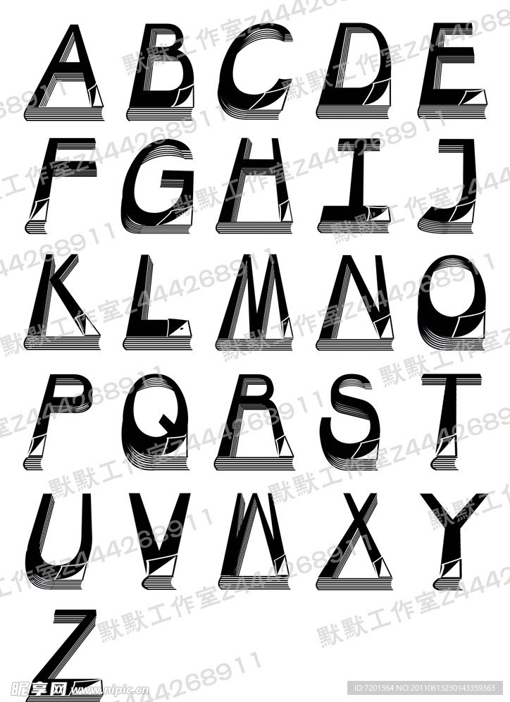 英文字体设计