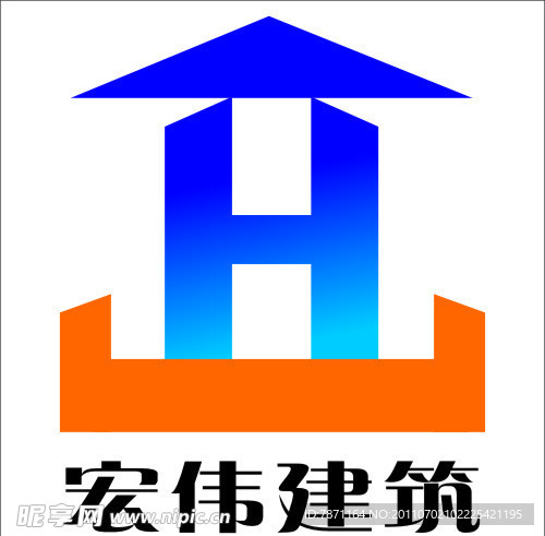 宏伟建筑LOGO