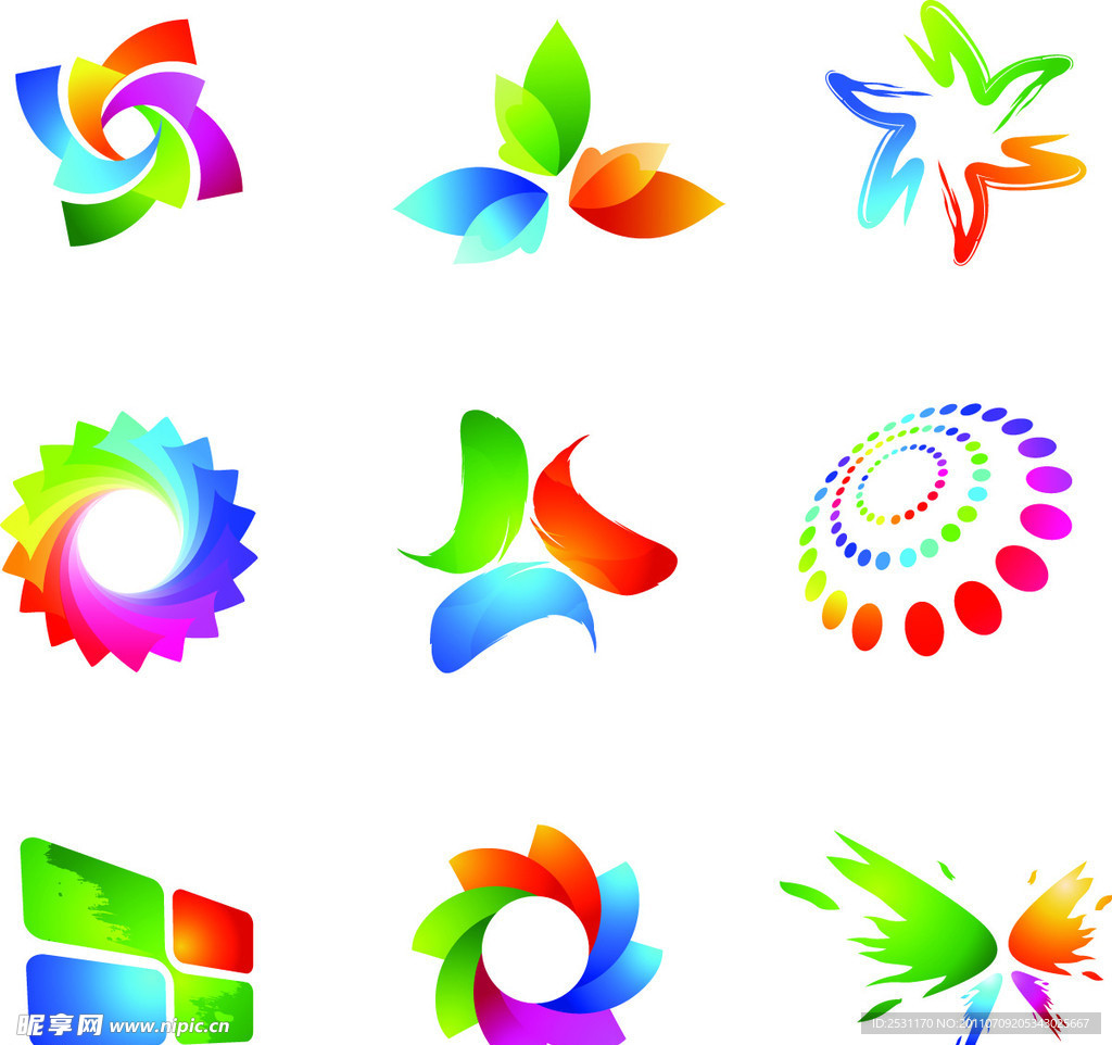 艺术图标LOGO矢量素材